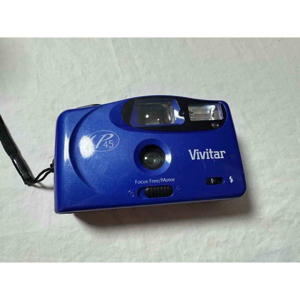 Vintage Film Camera Lot Vivitar LP45 Sony Kaiser Kodak Slide Viewers Accessories